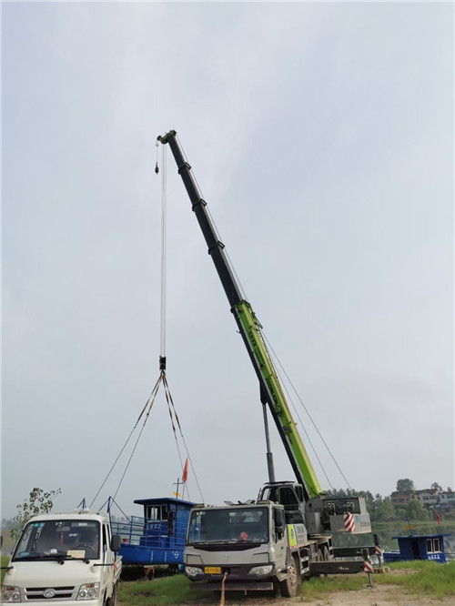 庆阳市桥梁建设吊装案例